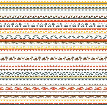 Tribal ethnic seamless pattern