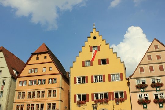 Häuser in Rothenburg