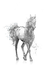 Horse and water