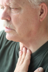 Breathing problems in older man