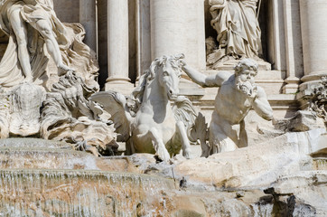 Trevi fountain, Rome, Italy