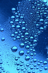Water Drops Blue
