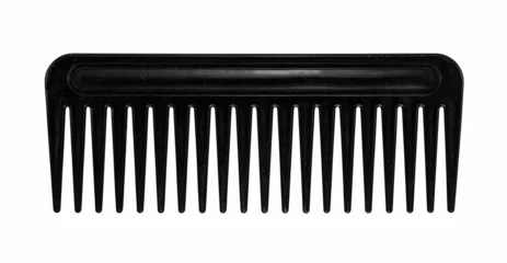 Store enrouleur occultant sans perçage Salon de coiffure black hair comb