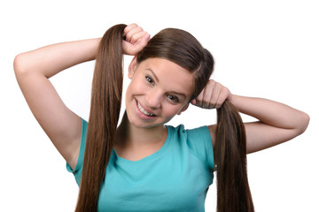 Fototapeta premium Teenager girl