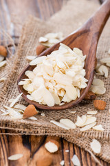 Portion of Almond Flakes