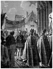 Adjuration : French King Henri IV - Conversion - year 1593