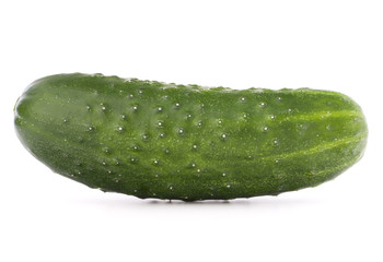Cucumber vegetable  isolated on white background cutout