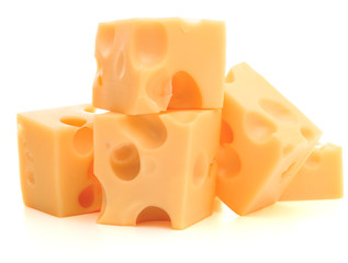 cheese isolated on white background cutout