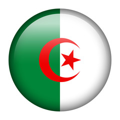 Algeria flag button