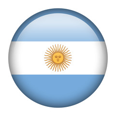 Argentina flag button