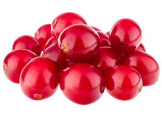 cranberry  isolated on white background cutout