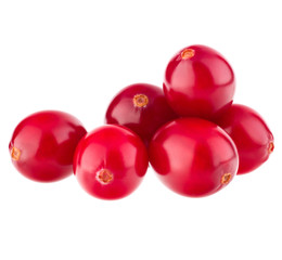 cranberry  isolated on white background cutout