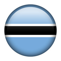 Botswana flag button