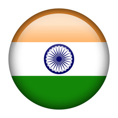 India flag button
