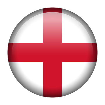 England Flag Button