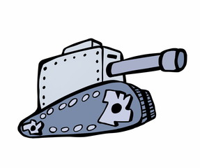 doodle battle tank