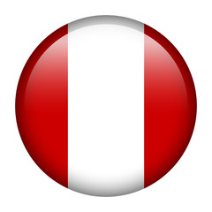 Peru flag button