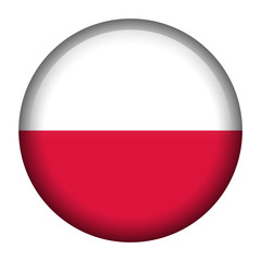 Poland flag button