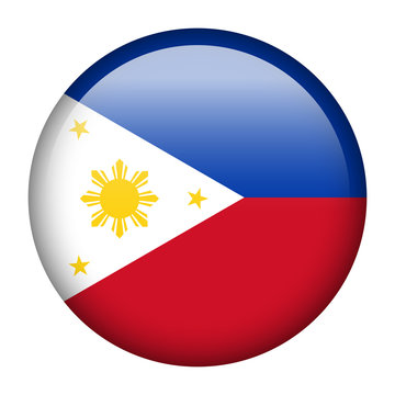 Philippines flag button