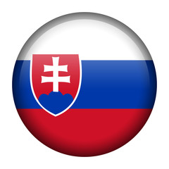 Slovakia flag button