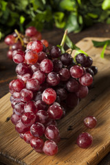 Organic Raw Red Grapes