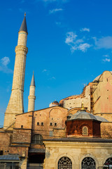 Fototapeta na wymiar Hagia Sophia in Istanbul, Turkey.