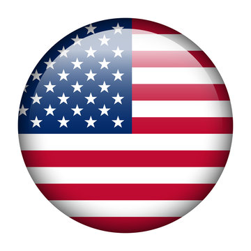 United States flag button
