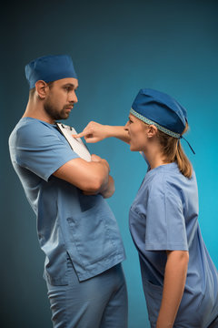 Hard work of doctors