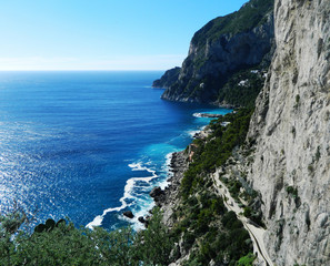 Capri Island and Adriatic Sea, Italy