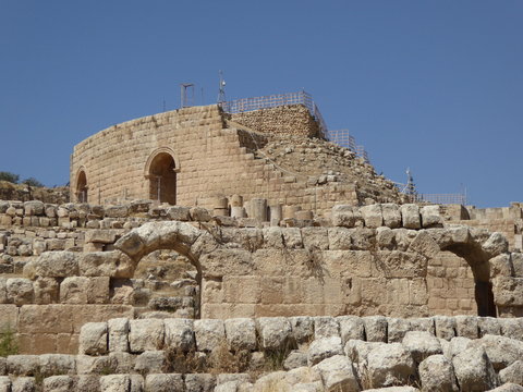 Ruinas romanas de la antigua Gerasa (Jerash), Jordania