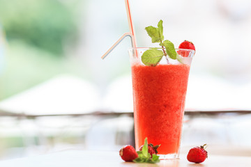 Strawberry cocktail