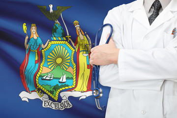Concept of US national healthcare system - state of New York
