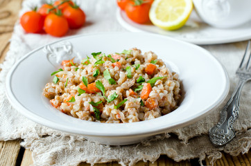 Buckwheat with vegetables