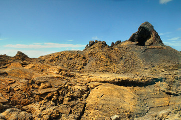 Lanzarote, Wyspy Kanaryjskie, Hiszpania, krajobraz wulkaniczny