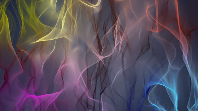 fantastic animation - wave object in motion &ndash; loop HD