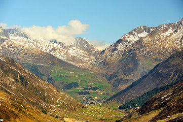 Krajobraz górski, Alpy, Szwajcaria