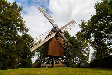 Fototapeta na wymiar Traditional German Windmill
