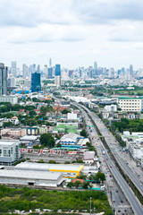 Urban City Skyline, Bangkok, Thailand