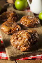 Homemade Glazed Apple Fritters