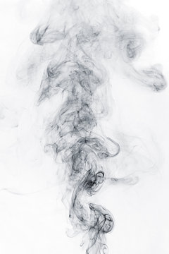 abstract black smoke