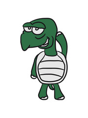 Lustiger Schildkröten Mann