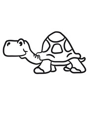 Alte kleine Comic Schildkröte