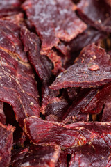 Beef Jerky (Macro Shot)