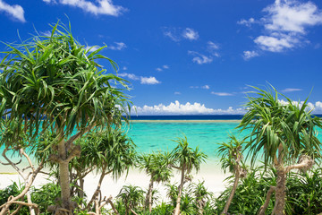 沖縄の海・長浜ビーチ