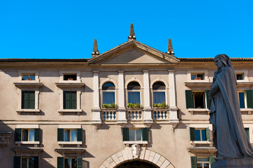 Fototapeta na wymiar Domus Nova or Palazzo dei Giudici - Verona Italy