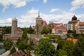 Fototapeta na wymiar Blick auf die Altstadt von Bautzen