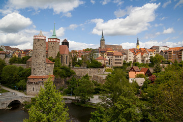 Obraz premium Blick auf die Altstadt von Bautzen