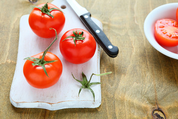 tomatoes in the cooking process