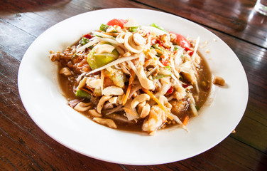 Thai papaya salad