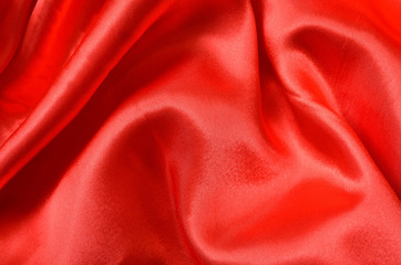 Texture red satin, silk background